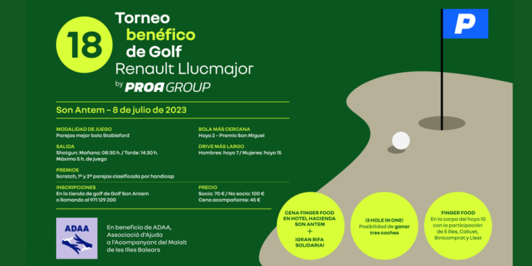 XVIII Torneo Benéfico Renault Llucmajor-PROA Group